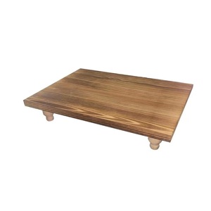 Wooden Desktop Storage Rack For <b>Tea</b> Cups And Canisters Rectangle Retro Color <b>Standing</b> Type Food And <b>Tea</b> Organizer - Product Image 2