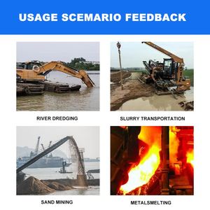 High Efficiency Gravel Pump Stable Performance Sand Pumping <b>Machine</b> for Marine Dredging and Mineral <b>Processing</b> - Product Image 6