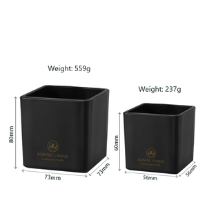 <span class=keywords><strong>Bougeoir</strong></span> en verre noir de luxe 8oz Vente en gros <span class=keywords><strong>fait</strong></span> <span class=keywords><strong>maison</strong></span> aromathérapie - Product Image 6