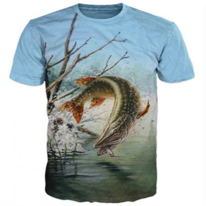 Été Harajuku Carp Fish Print Hommes Femmes T Shirts Casual Breathable Round Neck Short Sleeve Sports Oversized T-shirts Clothing - Product Image 6