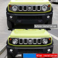 Cache-phare noir mat en ABS pour Suzuki Jimny JC74 Nomade JB74 2025 – Accessoire de modification extérieure dédié