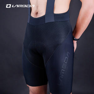 LAMEDA de alta calidad de corte libre transpirable negro bicicleta cabalgaba pantalones cortos de ciclismo bicicleta babero - Product Image 3