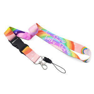 Customized Creative Fashion Polyester Lanyard Promotional Gift with Brand Logo
