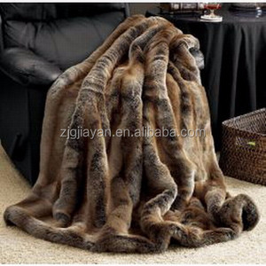 Couvertures luxueuses en fausse fourrure de renard, couverture d'hiver, offre spéciale - Product Image 4