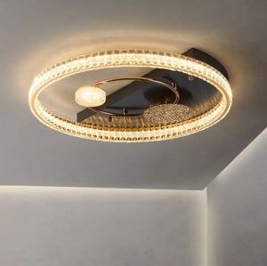 Lámpara de techo de cristal de lujo con Control inteligente de alta calidad, lámpara de luz de techo LED moderna para el hogar - Product Image 5