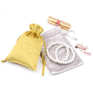 Bolsa de Franela de Algodón Ecológica con Cordón, Impresa con Logotipo Personalizado, Reciclable, con Diseño de Terciopelo, para Regalos y Pulseras - Product Image 3