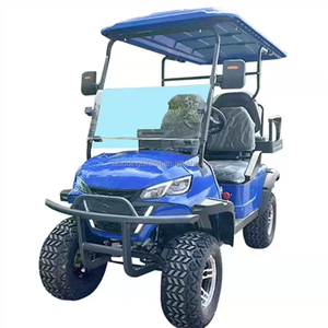 Carrito de Golf Eléctrico Todoterreno, Buggy de Golf de 4 Ruedas para 4 Pasajeros con Neumáticos Reforzados - Product Image 6