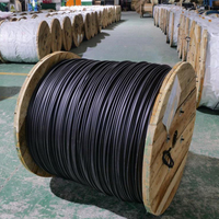 Câble à fibres optiques aérien monomode extérieur FTTH FRP GYFXTY 1 2 4 6 8 cœurs G652D G657A Câble plat de descente Gaine HDPE -40~+60