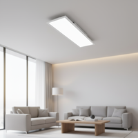 Plafonniers LED 40W modernes en aluminium avec corps en aluminium, panneaux lumineux SMD2835 pour la maison et le bureau, indice de protection IP40, lumière du jour 6000K, haute luminosité