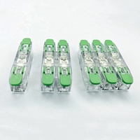 Bloc de jonction rapide pour câbles électriques 1, 2 ou 3 broches, compact, mini, à levier, avec connecteur à écrou - Distributeur agréé
