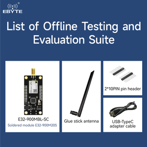 แผงวงจร ebyte E32-900MBL-SC โมดูลไร้สายแบบ Sub-1G อินเทอร์เฟซแบบ C โมดูล900MHZ Lora บอร์ดพัฒนาชุดทดสอบการทดสอบออฟไลน์ - Product Image 6
