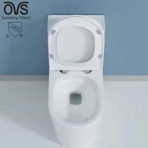 OVS CUPC North America Commercial 1 Piece Water Close Water Closet Commode S-trap Flush Bathroom Toilet