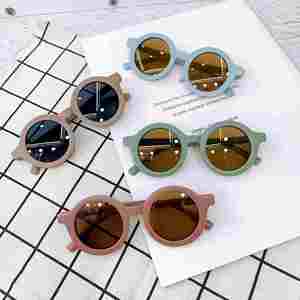 Gafas de Sol Redondas de Dibujos Animados para Niños, a la Moda, Unisex, para Niños y Niñas, Bonitas, Disponibles al por Mayor - Product Image 3