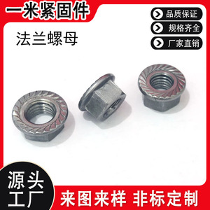 Tuerca hexagonal de un metro M8 cincada DIN6923 con arandela de seguridad - Product Image 5