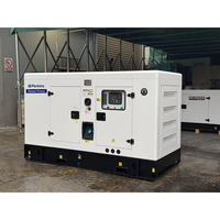 Générateur électrique diesel silencieux triphasé AC 64 kW 80 kVA Perkins, prix bas, fabrication OEM, approvisionnement direct d'usine, pour usage domestique