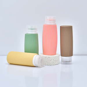 ขวดซิลิโคนแบบพกพาสำหรับเดินทาง ขนาด 100 มล. ป้องกันการรั่วซึม สำหรับเติมเครื่องสำอาง - Product Image 4