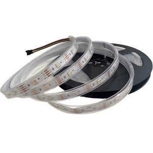 WS2815 Bande <span class=keywords><strong>LED</strong></span> programmable RGBW IP67 étanche 30 LEDs/m DC12V 10mm blanc PCB <span class=keywords><strong>LED</strong></span> <span class=keywords><strong>ruban</strong></span> lumineux éclairage architectural - Product Image 4
