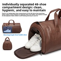 Valise de voyage transfrontalière en PU avec poignée télescopique, étanche, grande capacité 36-55L, avec roulettes et bandoulière, style européen