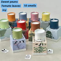 Lilin Aromaterapi Mewah LOOWE Aroma Soy Wax dalam Stoples Keramik Beraroma, Label Pribadi Khusus untuk Pernikahan Natal 190g/610g