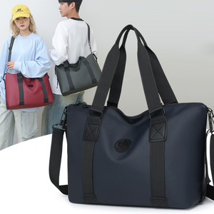 Bolsa de Viaje de Nailon Unisex, Ligera, Gran Capacidad, Color Sólido, para Uso Diario y Viajes de Negocios, Primavera 2025 - Product Image 5