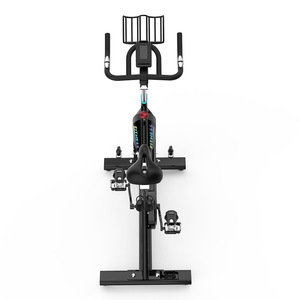 Vélo d'exercice magnétique vertical pour intérieur, cycle de fitness avec résistance réglable et panier pour entraînement à domicile - Product Image 4