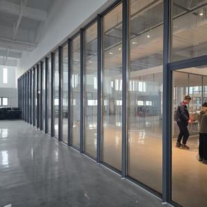 Mur-rideau en verre en alliage d'aluminium, design moderne, utilisation extérieure, isolation <span class=keywords><strong>thermique</strong></span>, économie d'énergie pour appartements et immeubles de bureaux - Product Image 4