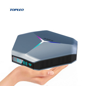 <span class=keywords><strong>A95X</strong></span> <span class=keywords><strong>F4</strong></span> S905X4 Topleo Mini Android TV Box con Control Remoto por Voz, 4k Quad Core, el Más Reciente TV Box Android 10 - Product Image 1