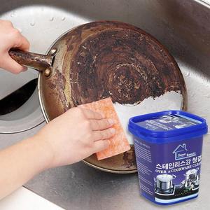 Pâte Nettoyante en Acier Inoxydable Cleaner Beauty 550g, Nettoyant Solide Multi-Usages pour Cuisine, Écologique, Usage Domestique - Product Image 2