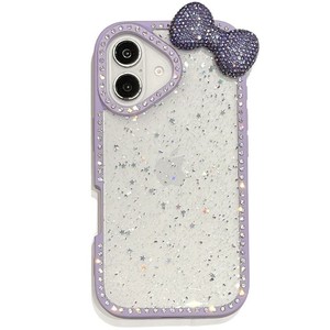 Flash Diamond Border Bow <span class=keywords><strong>para</strong></span> <span class=keywords><strong>iPhone</strong></span> 17 <span class=keywords><strong>Pro</strong></span> <span class=keywords><strong>Max</strong></span> Funda <span class=keywords><strong>para</strong></span> Apple 15 Plus <span class=keywords><strong>14</strong></span> 16 TPU transparente con agarre <span class=keywords><strong>para</strong></span> teléfono - Product Image 5