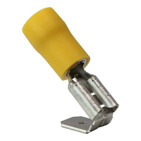 Terminaux de pressage alternatifs TE Connectivity 6,35 mm, connecteur électrique femelle à déconnexion rapide, borne en cuivre