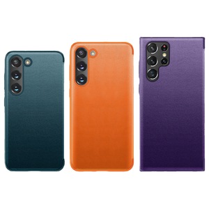 Étui de téléphone Huanmin, compatible avec S23, coque à clapet semi-transparente haut de gamme, protection intégrale, anti-chute - Product Image 5