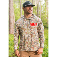 Chemise de pêche personnalisée OEM pour homme, UPF 50+, séchage rapide, respirante, imprimé camouflage, protection solaire extérieure, en fibre de bambou, pull-over