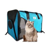 Sac de transport pour animaux de compagnie portable, classique, écologique, en tissu Oxford, fermeture éclair solide, sangle souple, voyages en plein air, promenades