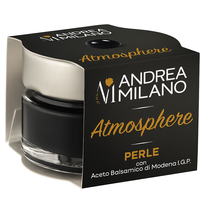 Authentique Villa Vittoria Acetificio Andrea Milano Perles de vinaigre balsamique à la truffe italienne, condiment liquide infusé, Naples 50g