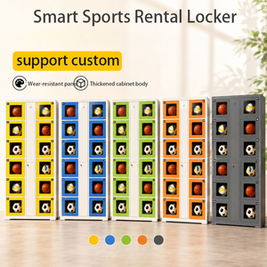 Armoire intelligente de stockage et de location d'équipements de sport (raquettes, ballons de basket, ballons de tennis) pour terrains de sport, clubs et vestiaires de gymnase KZ-S - Product Image 6