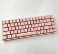 Keyboard Gaming Mini Portabel 68 Tombol Berkabel BT RGB Keyboard Gaming Mekanik untuk Tablet Laptop PC Komputer