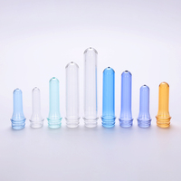En stock, expédition rapide, préforme PET de qualité alimentaire 30/25, 50g 55g pour bouteille d'eau potable de 1,5L-2L, couleur personnalisée et bouchons compatibles