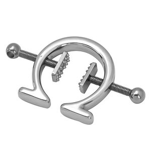 QKKQ huruf berbentuk klem puting sekrup terkunci klip payudara BDSM puting rasa sakit kepuasan kit Bondage klem payudara mainan seks - Product Image 1
