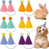 Chapeau d'anniversaire en feutre de fibres pour l'international, sans impression, pour l'agencement photo de fête d'anniversaire, pendentif pour la célébration du premier anniversaire de bébé