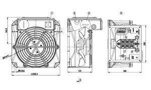 ebm-papst W2D210-EA10-18 industrial axial flow fan 210mm AC cooling fan for cabinet cooling data center airflow system - Product Image 4