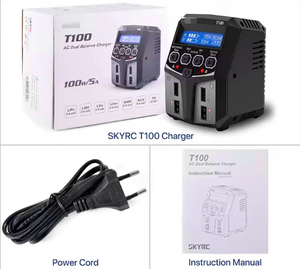 Chargeur/déchargeur double pour batterie Lipo AC/DC T200 T400 T100 pour drone Traxass RC, charge rapide - Product Image 6