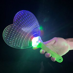 Ventilateur lumineux coloré en plastique, jouet clignotant pour enfants, accessoire de spectacle de danse - Product Image 4