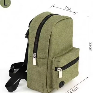 Free Sample Pet Self Carry Backpack <b>Adjustable</b> Leash Puppy Self Backpacks Cartoon Portable <b>Harness</b> Teddy <b>Dog</b> Outdoor Snack Bags - Product Image 1