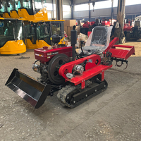 Meilleur aide agricole pour jardin et serre, motoculteur désherbeur et creuseur de fossés 25 CV, mini tracteur chenillé