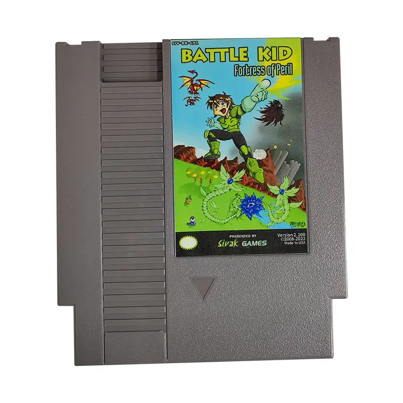 Video Game para Batalha Kid Fortaleza do Perigo Cartucho de Jogo para 8 BIT 72 PIN Game Console