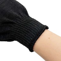 Guantes de Algodón Absorbentes de Sudor con Puntos de PVC Negros Antideslizantes para Ensamblaje