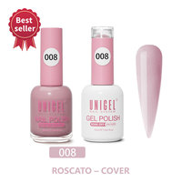 Unigel #01-#018 Professional Vente en gros de couleurs unies Private Label 2in1 Vernis à ongles et vernis gel UV 98% assortis