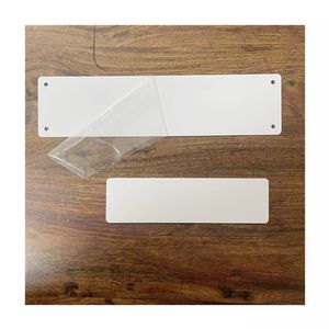 WHITE DYE SUBLIMATION 12" X 9" WHOLESALE <strong>NOVELTY</strong> METAL LARGE PARKING <strong>SIGN</strong> - Product Image 6