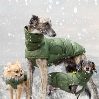 Manteau d'hiver imperméable pour chien, veste coupe-vent pour animal de compagnie, combinaison de neige en coton recyclé, vêtements d'extérieur ajustables pour chien, vente en gros