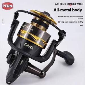Moulinets de pêche à lancer <span class=keywords><strong>PENN</strong></span> BATTLE IV 3000-10000 Series, entièrement métalliques, 5+1BB, pour la pêche en eau salée, gros gibier - Product Image 6